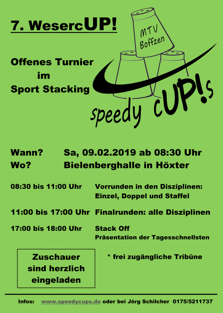 Plakat 7. WesercUP! 2019